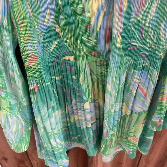 Sunny Leigh Blouse Size 1X Babydoll Spring - Picture 3 of 7